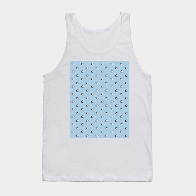 Light Blue Retro Aesthetic stars/ VSCO stars Tank Top by YourGoods